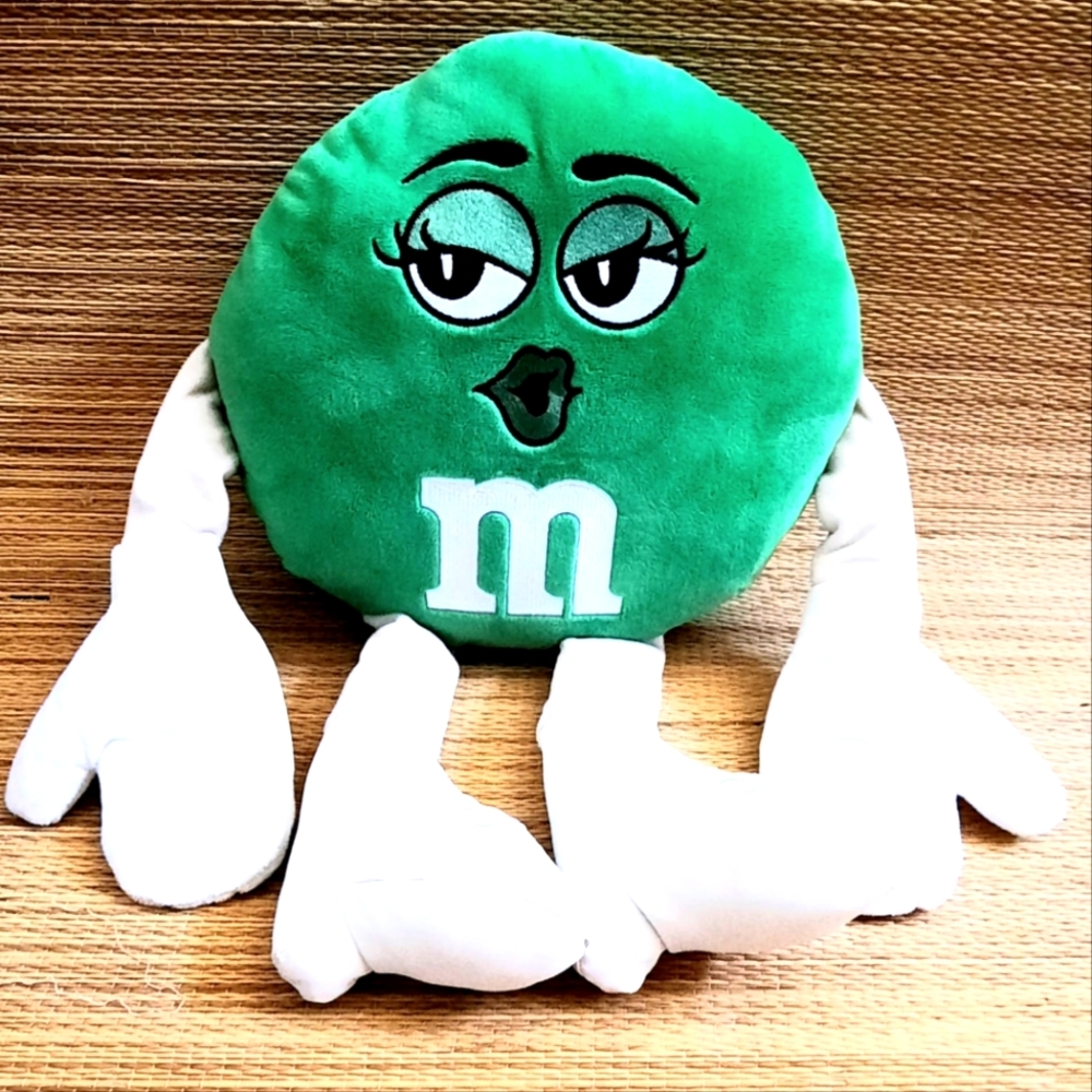 Ms. Green M&Ms Plush 17"